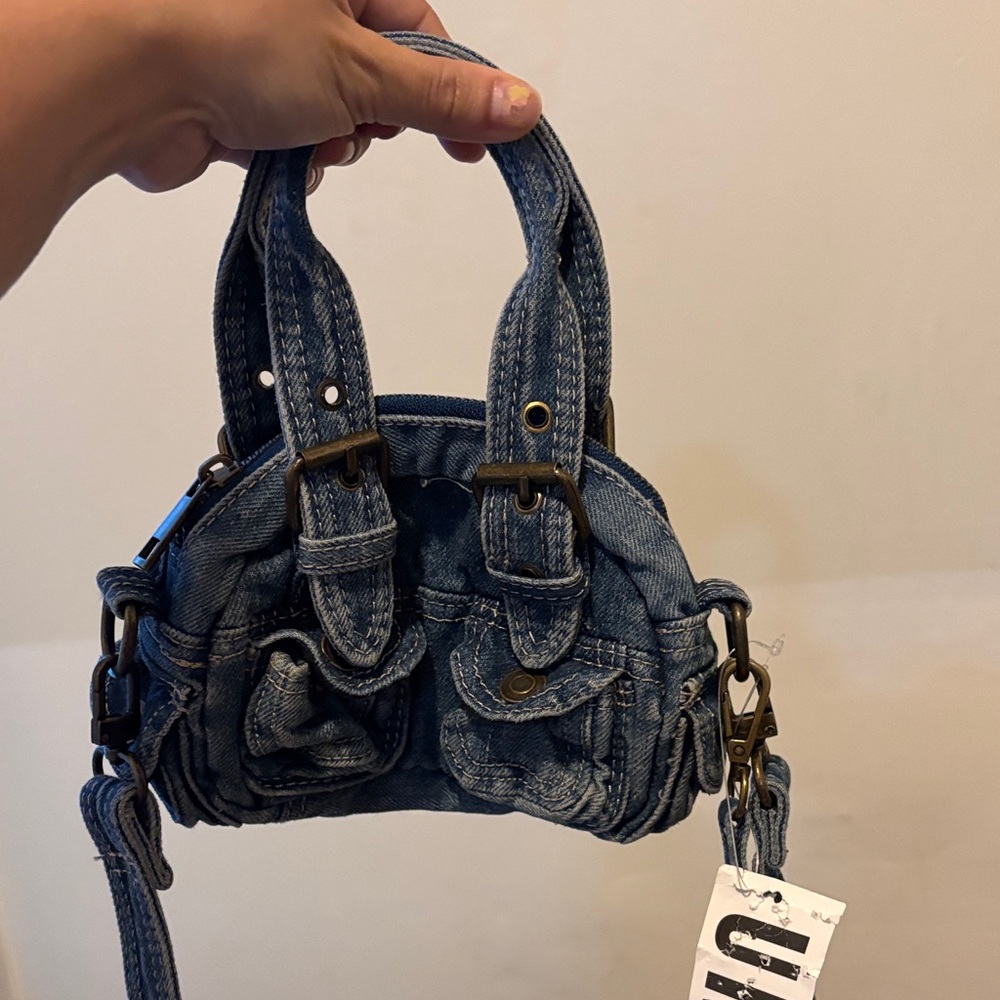 Urban Outfitters Blue Denim Mini Bag